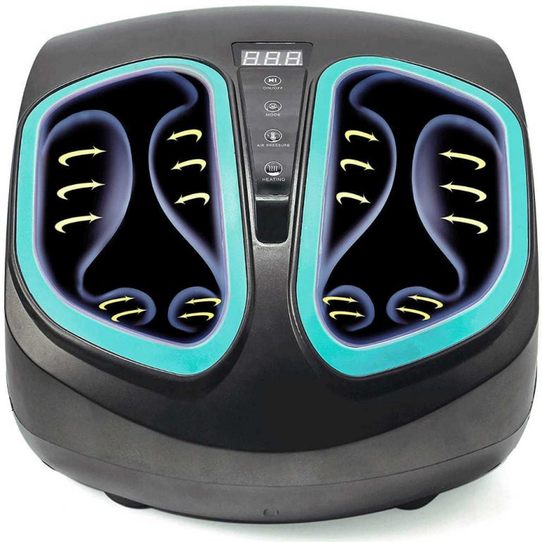 Electric Foot Massager With Soothing Infrared Heat And Air Compression 7846