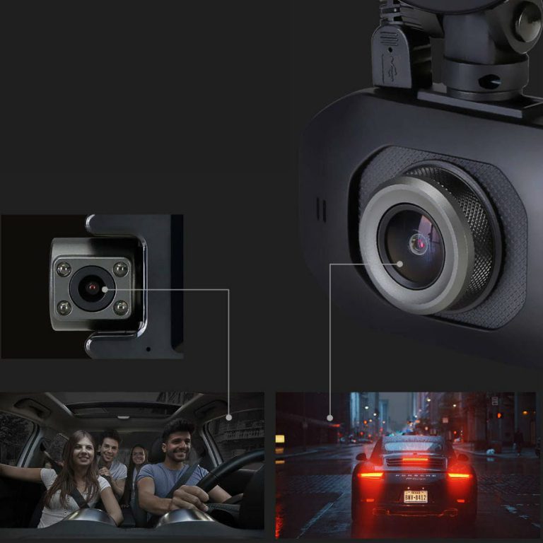 Z3Pro Dual Dash Camera for Uber with GPS and Inside Cam - Viral Gads