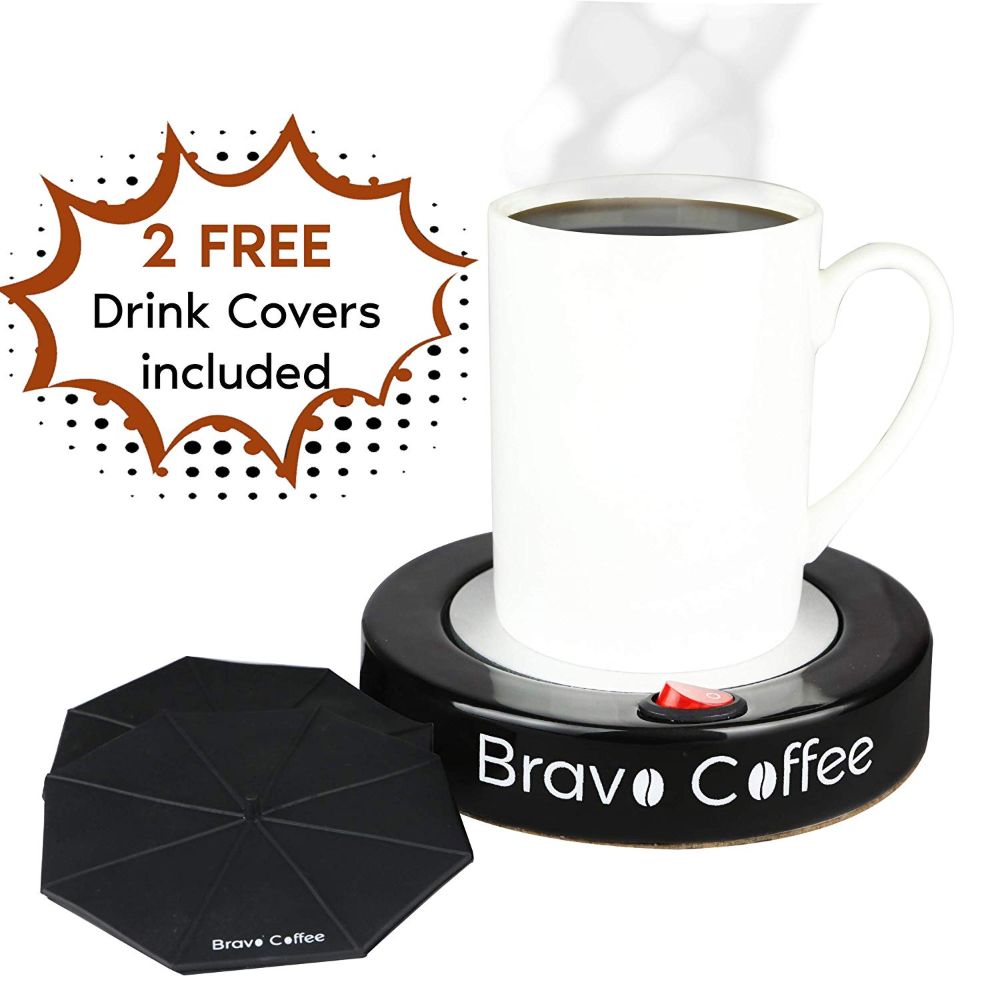 Electric Coffee Mug Warmer With Automatic Shutoff For Office Desk