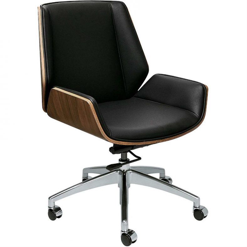 Eames Style Office Chair With Vegan Leather Viral Gads